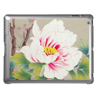 Zuigetsu Ikeda Pink Camellia japanese flower art Cover For iPad