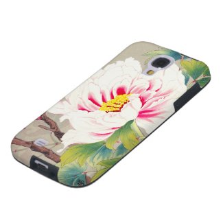 Zuigetsu Ikeda Pink Camellia japanese flower art Galaxy S4 Covers