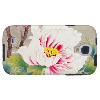 Zuigetsu Ikeda Pink Camellia japanese flower art Galaxy S4 Covers