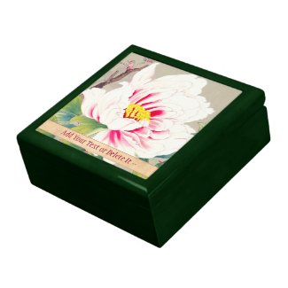 Zuigetsu Ikeda Pink Camellia japanese flower art Gift Box