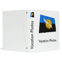 Zulia Waving Flag 3 Ring Binder