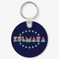 Zulmara de Flores Arco Iris keychains
