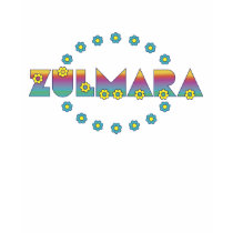 Zulmara de Flores Arco Iris t-shirts by Sensato Zulmara de Flores Arco Iris t-shirts