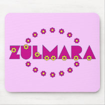 Zulmara de Flores Rosa mousepads by Sensato Zulmara de Flores Rosa mousepads