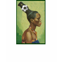 Zulu Hairstyles in 2010 for lovers of soccer t-shirts