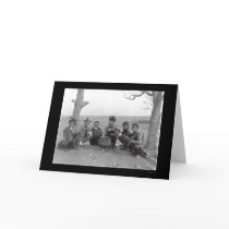 Zulu Men Eating Africa 1920 cards