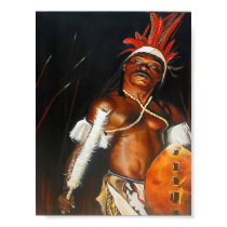 Zulu Warrior African Poster posters