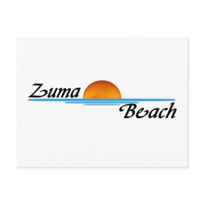 Zuma Beach Postcard by thehatch