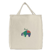 Zuni Bear Native American Symbol Design 2 embroidered bags by mrssocolov4 Zuni Bear Native American Symbol Design 2 embroidered bags