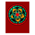 Zuni Shield Native American Art Card Post Cards