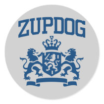 Zupdog? What's Zupdog?  Exactly. Round Stickers