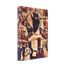 Zurbaran de Francisco - apoteosis de StThomas Impresión En Lienzo Estirada
