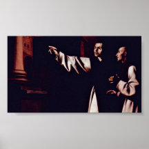 Zurbaran de Francisco - Fra Pedro de Salamanca Poster