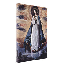 Zurbaran de Francisco - Inmaculada Concepción Lona Envuelta Para Galerias
