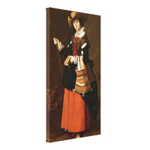 Zurbaran de Francisco - StMargaret Impresión En Lona Estirada