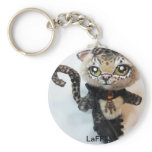Zuri Anime Leopard Cat LaFF! Key Chains