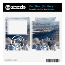 Zurich Switzerland Winter Skin For iPod Nano 3G