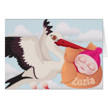 Zuzia - New Baby Card