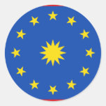 Zwalm, Belgium Round Sticker