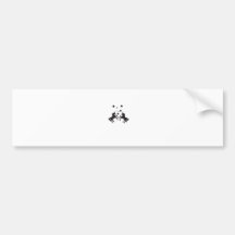 Zwei Einhörner Auto Sticker