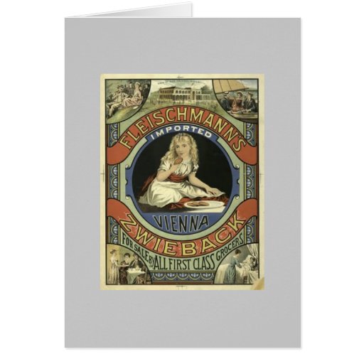 Zwieback Ad Note Card-Blank Inside
