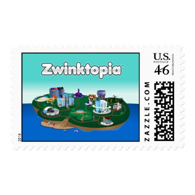 Zwinktopia Postage Stamp by Zwinky