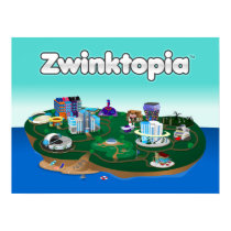 Zwinktopia Poster posters by Zwinky Zwinktopia Poster posters
