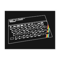 ZX Spectrum line art postcards