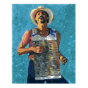 Zydeco Joe Painting posters by figstreetstudio Zydeco Joe Painting posters