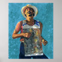 Zydeco Joe Painting posters