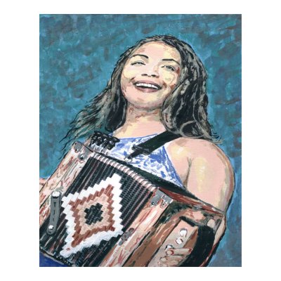 Zydeco Rosie Poster by figstreetstudio