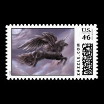 Zyrveth Unicorn/Pegasus postage