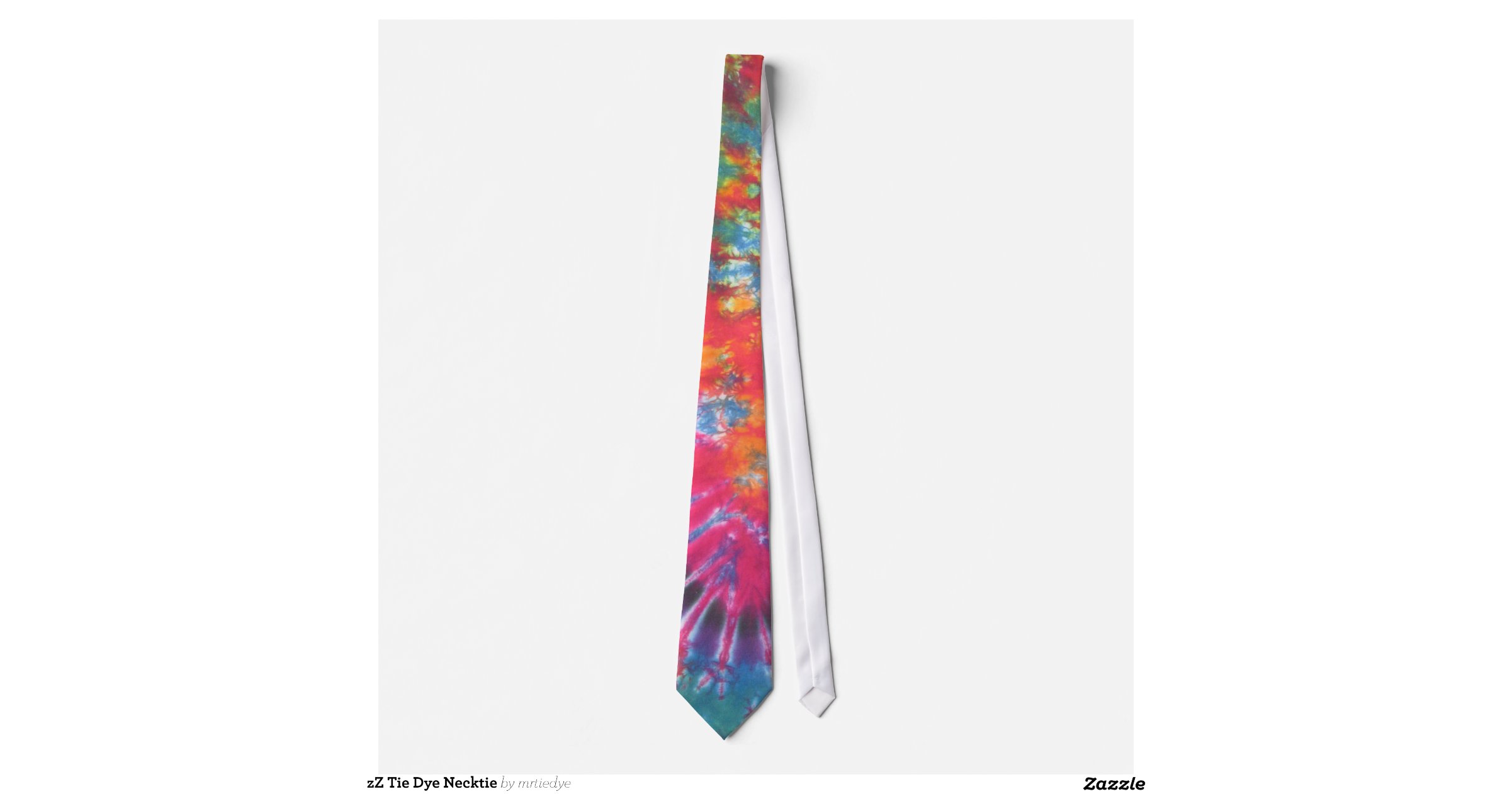 zZ Tie Dye Necktie Zazzle