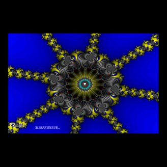 ZZiegler High Resolution Fractal Poster 1st Series