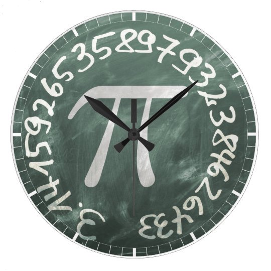 π Number School Wall Clock Funny Mathematics Large Zazzle Com - School Wall Clock π Number School Wall Clock Funny Mathematics Large Zazzle Com - School Wall Clock