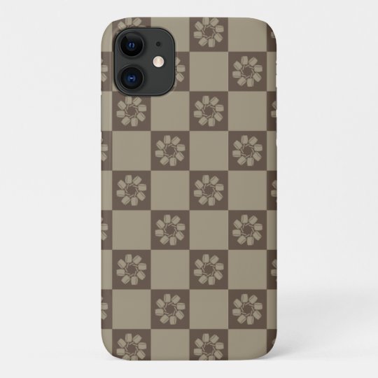 鍋の花 チェック柄iphone Ipad ケース Case Mate Iphoneケース Zazzle Com