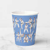 태권도 Taekwondo Korean Martial Art Paper Cups | Zazzle