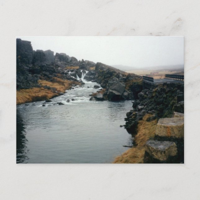 þingvellir UNESCO site, Iceland Postcard (Front)