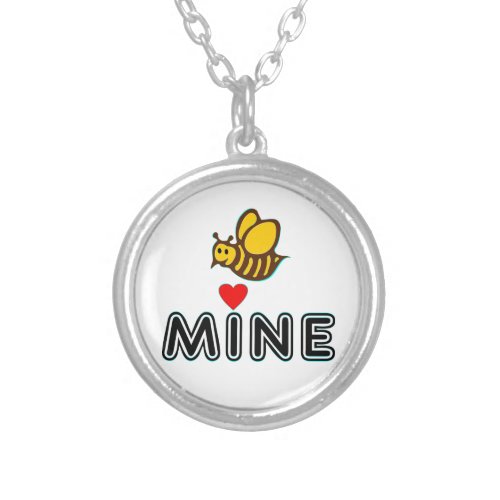 Ƹ̵̡Ӝ̵̨̄ƷBee Mine Romantic NecklaceƸ̵̡Ӝ̵̨̄Ʒ Silver Plated Necklace