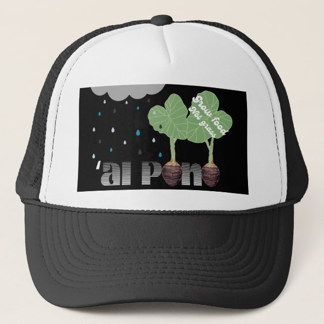 ʻAI PONO with KALO CORM Trucker Hat (Front)