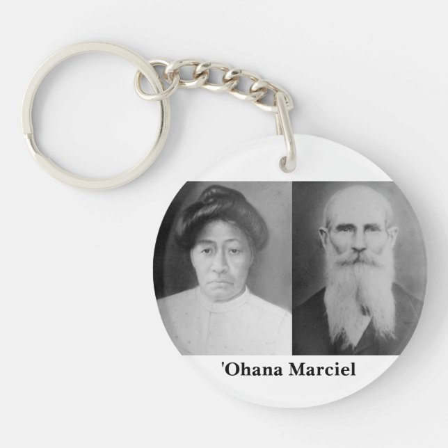 ʻOhana Marciel Circle (double-sided) Keychain (Front)