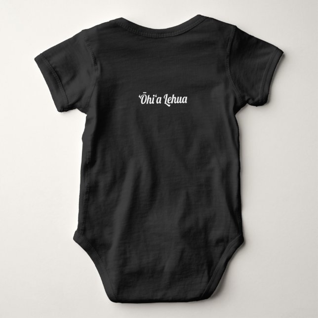 ʻŌhiʻa Lehua Baby Bodysuit (Back)
