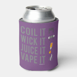 Ω VAPE Coil Wick Juice Vape by VapeGoat™ Can Cooler