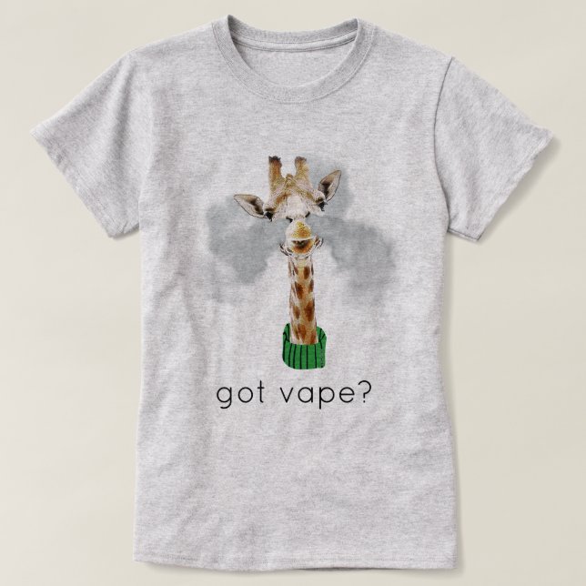 Ω VAPE Shirt | Got Vape Giraffe |  VapeGoat™ (Design Front)