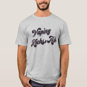 Ω VAPE Shirt   Vaping Kicks Ash  VapeGoat™