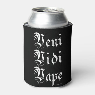 Ω VAPE Veni Vidi Vape Black by VapeGoat™ Can Cooler