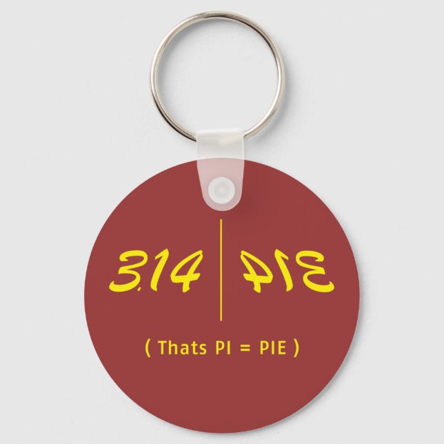 π pi keychain (Front)