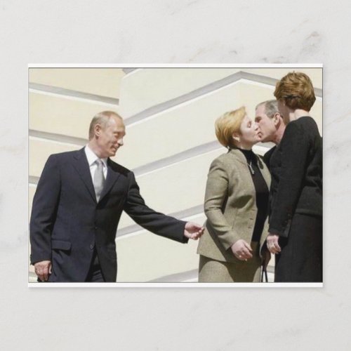 Владимир Путин Поцелуй Смерти Postcard