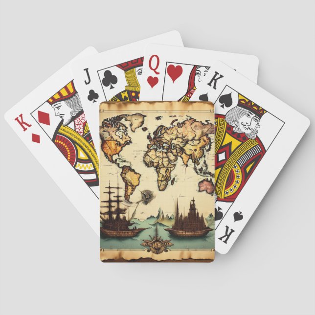 Рубашка "Эпоха Великих Открытий" Poker Cards (Back)