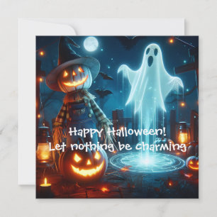 Рostcards with good congratulations on Halloween